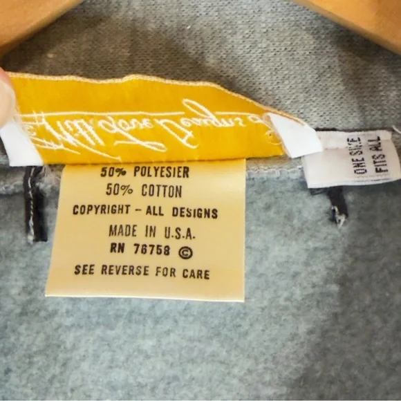 Vintage With Love Designs Inc. Embellished Gray Cardigan - Size Medium Large - Picture 7 of 12